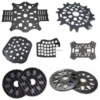 Dongguan Fabriek Koolstofvezelplaat Prijs Op Maat CNC Bewerking 3K Matte Koolstofvezelplaat Voor RC Modellen UAV Drones Industrieel