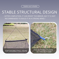 Moustiquaire de camping pliable coupe-vent personnalisée pour le camping et la randonnée