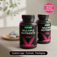 Complément alimentaire en capsules de vitamines quotidiennes avec multivitamines pour le système immunitaire des adultes, soutient et prend soin de votre bien-être, 120 capsules, 60g, OEM ODM, étiquette privée