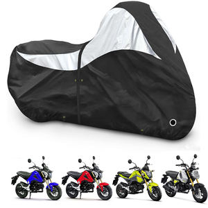 Cubierta de motocicleta para todas las estaciones con logotipo de tamaño personalizado de fábrica, protección UV, impermeable, a prueba de polvo, con agujeros de bloqueo - Product Image 4