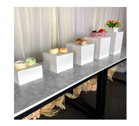 Présentoir de Buffet en Acrylique pour Desserts, Gâteaux, Snacks et Plats Froids – Support d'Exposition pour Mariages et Centres de Table de Noël