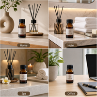 Recharge d'huile parfumée pour diffuseur à roseaux personnalisé 200 ml, extrait de plantes naturelles, aromathérapie pour l'arôme domestique