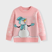 Pull de Noël pour garçons, 150+ styles, respirant, en jacquard tricoté, à manches longues, motifs de dessins animés, rouge et vert, pour les fêtes d'hiver