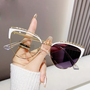 <span class=keywords><strong>Cat</strong></span> <span class=keywords><strong>Eye</strong></span> Voor Vrouwen Anti Blauw Licht Blokkerende Bril Retro Fotogrijze Lunett Brillen Monturen Voor Alle Gezicht - Product Image 5