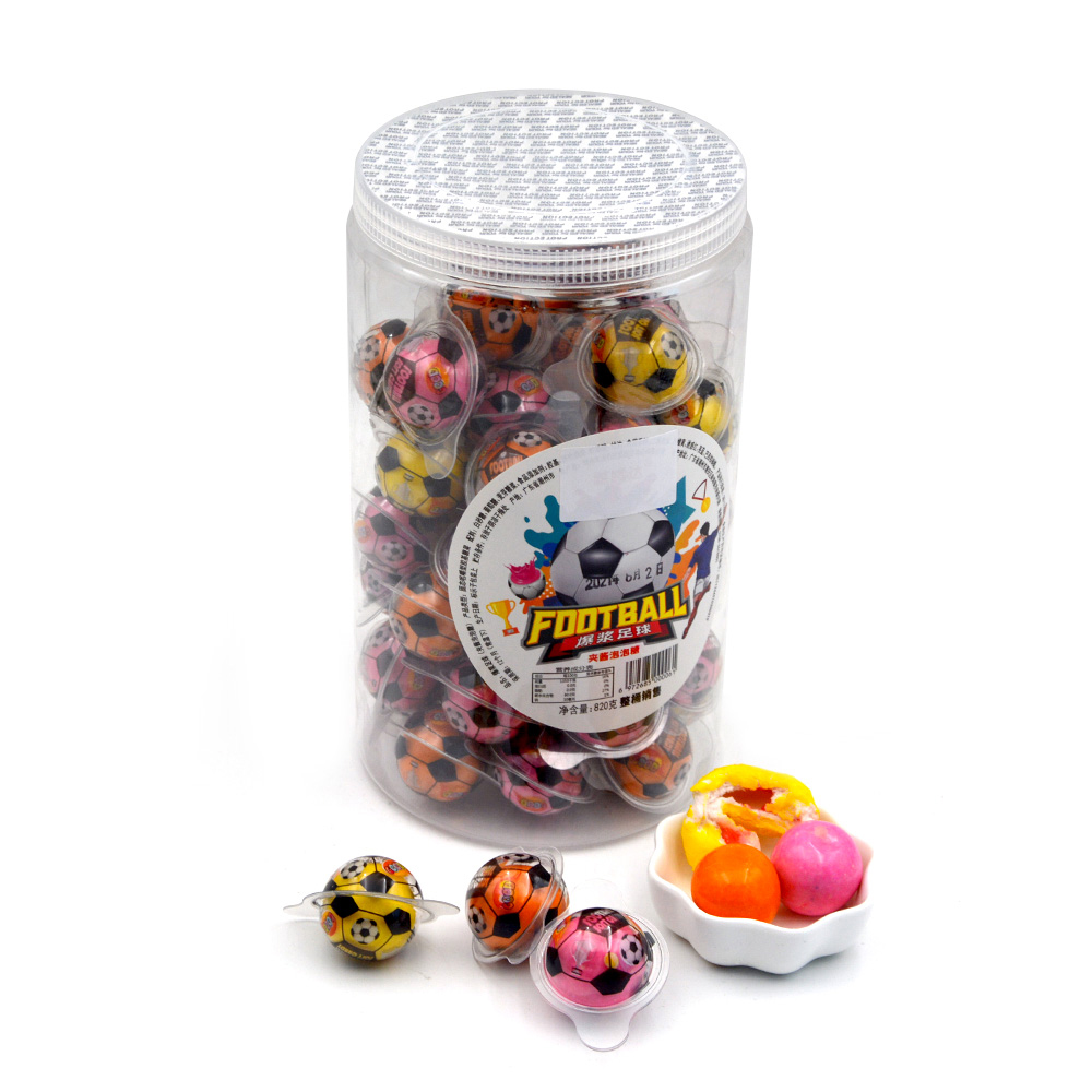 Жевательная резинка, оптовая продажа, Халяль, сладкие фрукты, мяч для футбола, жемчужная резинка