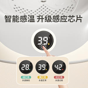 Support de baignoire pour bébé WOW en forme de pomme, en matériau PPTPE, antidérapant, pour nouveau-nés et nourrissons de 0 à 12 mois - Product Image 2