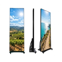 Affiche de publicité intelligente mobile de plancher vertical d'écran d'affichage à LED imperméable d'intérieur de l'étoile P2.5 de Bule