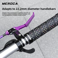 Levier de frein ultraléger MEROCA, accessoire de réglage usiné CNC pour frein à disque à commande par câble ou frein V-Brake sur vélo de montagne pliable