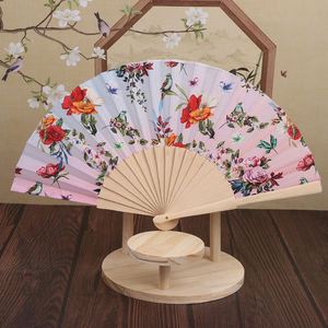 Wooden Painted <b>Hand</b> <b>Fan</b> with Bamboo Lining Classic Design - Product Image 5