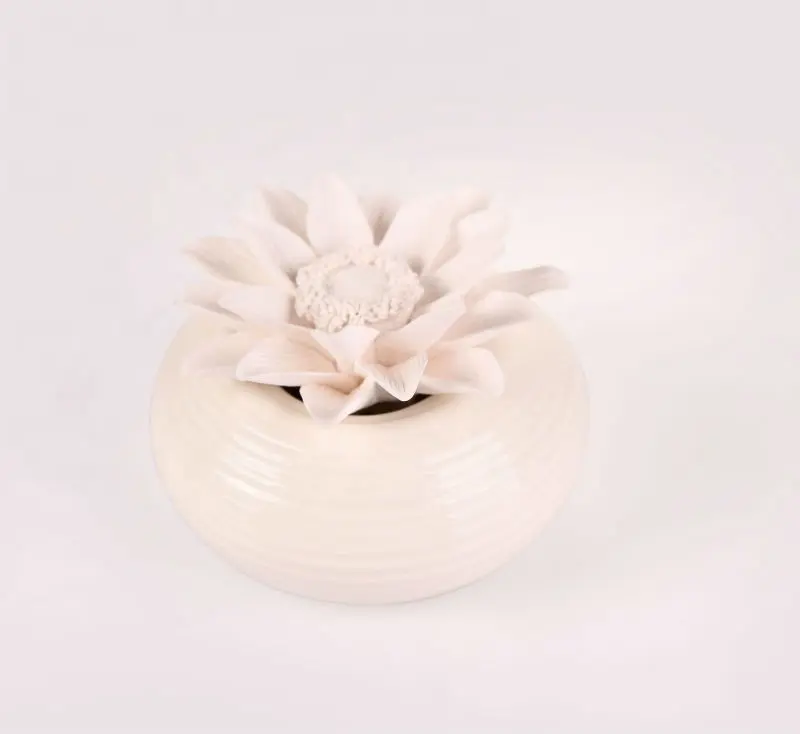 粘土花フレグランスディフューザー香りセラミック花瓶石膏花プロモーション用
