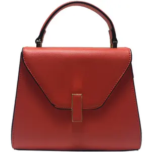 Sacchetti di colore solido produce di modo borse a tracolla rosso pulsante di lusso delle signore dell'unità di elaborazione borse in pelle per le donne