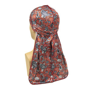 Pañuelos Durags sedosos para <span class=keywords><strong>hombre</strong></span>, turbante, sombrero, pelucas Doo, tocado Durag de satén para <span class=keywords><strong>hombre</strong></span>, diadema, accesorios para el cabello, Durags de cola Extra larga - Product Image 6