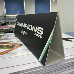 Panneau de signalisation triangulaire pliable TongJie, double face, personnalisé, résistant au vent et à la pluie, livraison économique pour les salons professionnels - Product Image 6