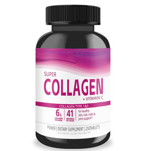250 tablet kolagen <span class=keywords><strong>Super</strong></span> <span class=keywords><strong>Plus</strong></span> Vitamin C kulit rambut dan kuku dukungan sendi suplemen untuk dewasa wanita - Product Image 6
