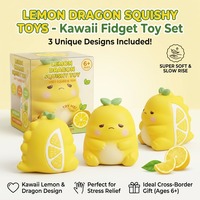 Bestseller Border - Jouet anti-stress ultra-doux en TPR, pâte à modeler à récupération lente, petit dragon Toylemon, 14+