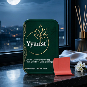 Bandes buccales fines aux extraits végétaux, naturelles et douces, pour la détente avant le sommeil, soirées paisibles et bien-être apaisant, OEM, marque privée, logo personnalisé - Product Image 3
