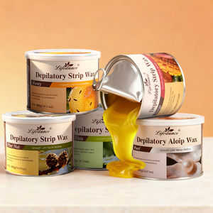 En stock : Cire dépilatoire froide douce à la cire d'abeille et cire au sucre douce en pot, pour le visage et le maillot, avec logo personnalisé OEM - Product Image 5