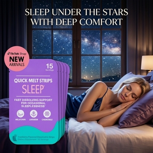 Tiras de Melatonina de Disolución Rápida para Adultos, Marca Privada, 5 mg, Lavanda y <span class=keywords><strong>Manzanilla</strong></span>, Tiras Orales Orgánicas de Disolución Rápida para el Sueño - Product Image 2