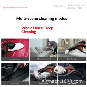 Máquina de Limpieza a Vapor para Interiores de Automóviles, Extractor de Tapicería, Limpiador de Asientos de Cuero y Tela, Dispositivo de Limpieza Profunda de Secado Rápido - Product Image 3