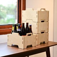 Boîte de rangement à thé en bois massif avec poignée de transport, organisateur de thé à compartiments multiples pour la maison, la salle de thé, ou comme emballage cadeau d'entreprise