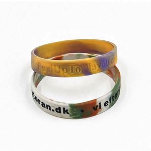 Bracelets de sport en silicone personnalisés avec logo imprimé, respectueux de l'environnement - Product Image 2