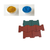Poudre de pigment de couleur rouge oxyde de fer en poudre pour carreaux en caoutchouc