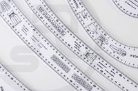 Ensemble de règles courbes françaises série FCS, outils de mesure pour la confection de patrons de vêtements, la couture, la mesure, la conception de mode, kit de règles de dessin technique