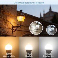 Ampoule LED à détecteur de lumière A60 10W E27/B22 85-265V IP20 du crépuscule à l'aube pour éclairage intérieur