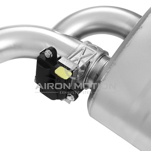 Système d'échappement Catback Airon Valvetronic en acier inoxydable poli miroir pour Mercedes Classe C W206 C200 <span class=keywords><strong>C300</strong></span> AMG C43 2.0T <span class=keywords><strong>4MATIC</strong></span>+ - Product Image 5