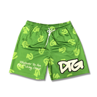 Short de basket-ball vintage personnalisé avec poche zippée pour hommes
