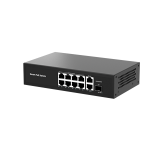 Switch PoE 10 ports 10/100 Mbps avec 8 ports PoE, 2 ports Uplink, 1 port SFP 1000M, non géré, nouvelle série CCTV originale en stock - Product Image 1