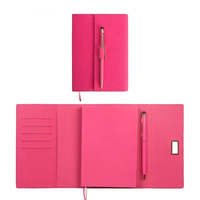 A5 A6 luxe belle couverture en cuir PU coréen poche journal cahier planificateur pour les filles créatif bloc-notes papeterie
