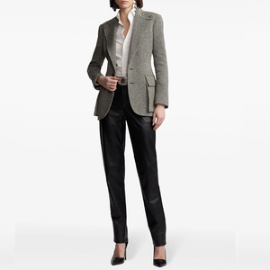 ZYHT 73808 Nuevo Diseño, Blazer de Tweed de Alta Calidad Personalizado <span class=keywords><strong>para</strong></span> Mujer, Servicios de MOQ Bajo, Trajes Ejecutivos <span class=keywords><strong>para</strong></span> Mujer - Product Image 1