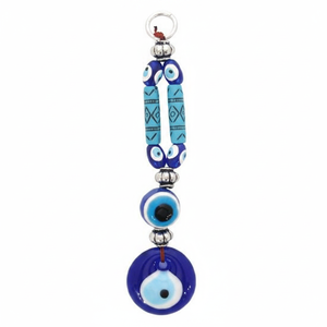 ORNEMENT DE VOITURE EN VERRE EVIL EYES 3X14 cm Outil de tournage unique et élégant pour décoration de véhicule - Product Image 2