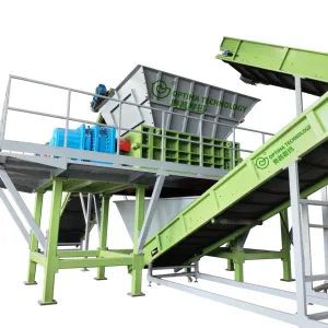 Waste Tyre Shredder Machine for Rubber Powder Produce System