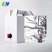 Sac en boîte de 1L, 5L, 10L, 20L pour vin, bière, alcool, jus, huile, eau, boisson, distributeur de recharge avec valve, emballage en boîte de sac
