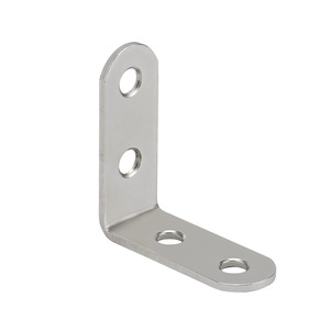 Support d'angle en acier inoxydable Denison en forme de L, 90 degrés, renfort solide pour la connexion et le soutien des meubles - Product Image 2