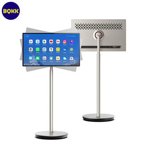 Écran intelligent portable tactile 4K Android 13 de 32 pouces avec support mobile sur roulettes pour le <span class=keywords><strong>camping</strong></span>, téléviseur LCD - Product Image 1