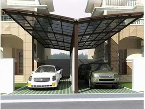 Auvent Solaire Moderne en Aluminium Étanche avec Structure Métallique <span class=keywords><strong>pour</strong></span> Système de Montage PV, Abri de Voiture Pliant à Toit Ondulé <span class=keywords><strong>pour</strong></span> <span class=keywords><strong>Parking</strong></span> Domestique - Product Image 6