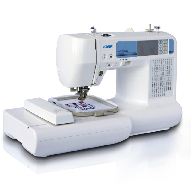 2021 New Type ZOYER ZY1950N Computerized Motor Embroidery & Sewing Machine Auto Button Hole Lock Stitch Home Use High-Speed