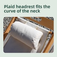 Chaise pliante d'extérieur avec réglage du dossier sur quatre positions, portable, pour le camping, la pêche, la plage, en bois de hêtre et toile, facile à installer