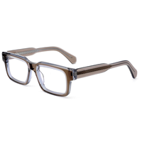 Vente en gros de lunettes de vue rectangulaires en acétate personnalisées avec logo, lunettes de vue pour femmes de haute qualité, monture en acétate, lunettes optiques