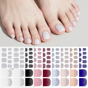 Vente chaude en gros, semi-durci, DIY, 22 pièces, pédicure, vernis à <span class=keywords><strong>ongles</strong></span> <span class=keywords><strong>pour</strong></span> les orteils, autocollants et enveloppes <span class=keywords><strong>pour</strong></span> <span class=keywords><strong>ongles</strong></span> - Product Image 5