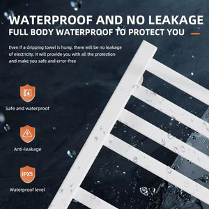 Étagère porte-serviettes électrique intelligente à température constante, installation facile, essentiels pour la salle de bain - Product Image 4