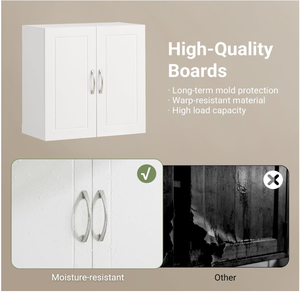 Armoire murale WenFengODM/OEM pour buanderie, pharmacie, <span class=keywords><strong>salle</strong></span> <span class=keywords><strong>de</strong></span> <span class=keywords><strong>bain</strong></span>, cuisine et garage - Étagère réglable blanche FRG231-W - Product Image 2