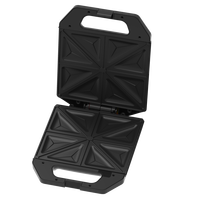 Machine à sandwichs 4 tranches personnalisée 1400W, gaufrier multifonction antiadhésif, grille-pain petit-déjeuner, appareils électroménagers de cuisine
