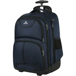 O melhor matein-rolling carregar no laptop, carregador de viagem, transportador de negócios, resistente à água, mochila com rodas, qualidade preta, laptop