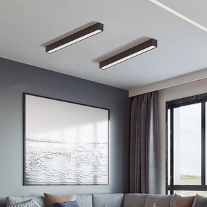 Led hình chữ nhật nhôm Spotlight AC110-220V bề mặt gắn kết tuyến tính ánh sáng trong nhà đèn trần với downlights - Product Image 3