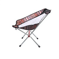 Chaise de jardin pliante moderne tout en aluminium à dossier bas, durable, ultralégère, en tissu Oxford, pour le camping en plein air, la plage, la pêche