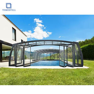 Toit plat rétractable personnalisé pour <span class=keywords><strong>piscine</strong></span> extérieure 4 saisons à l'<span class=keywords><strong>abri</strong></span> du vent et de la pluie - Product Image 2